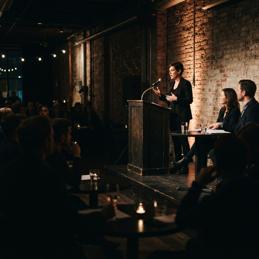 Panel discussion at a NODE event